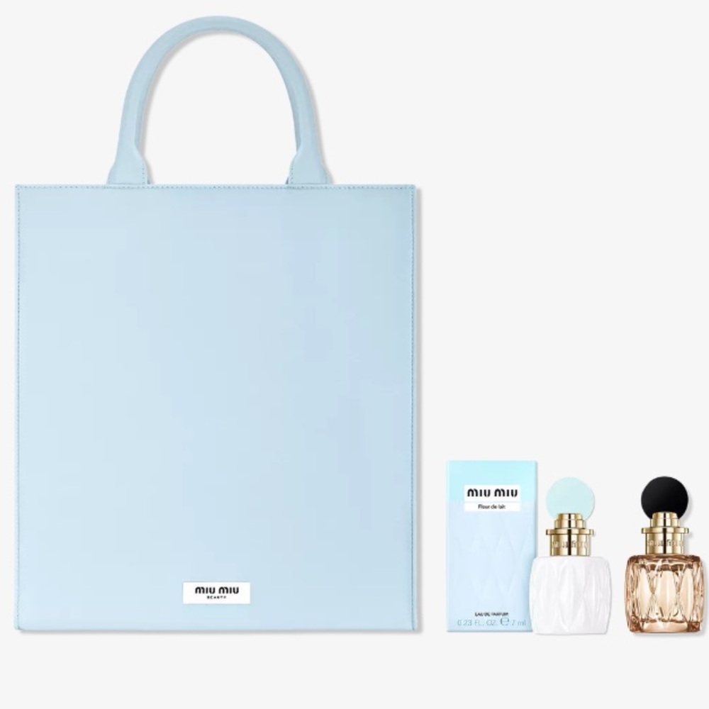 Miu Miu Tote and Mini Dabber Gift Set
